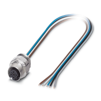 SACC-EC-FSB-5CON-M16/0,5 SCO Device connector front mounting