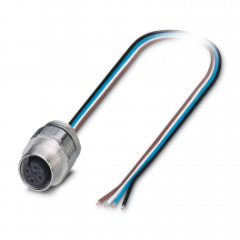 SACC-EC-M12FS-4CON-PG9/0,5 Device connector front mounting