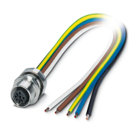 SACC-EC-M12FSB-5CON-PG9/0,5 VA Device connector front mounting