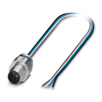 SACC-EC-M12MS-4CON-PG9/0,5 Device connector front mounting