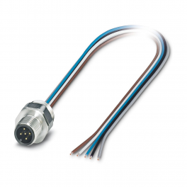 SACC-EC-M12MS-5CON-PG 9/0,5 VA Device connector front mounting