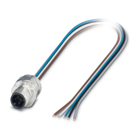 SACC-EC-MS-5CON-M16/0,5 SCO Device connector front mounting