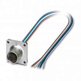 SACC-SQ-M12FSB-5CON-20/0,5 Device connector front mounting