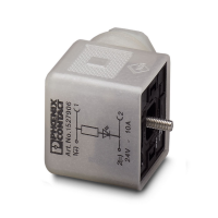 SACC-V-3CON-PG9/A-1L 24V Valve connector