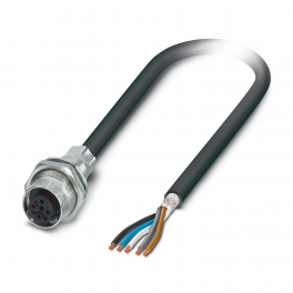 SACCBP-FS-5CON-M16/2,5-PUR SCO Device connector rear mounting