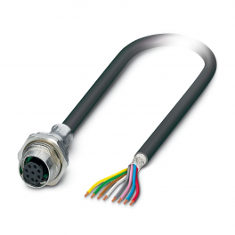 SACCBP-FS-8CON-M16/10,0-PUR SCO Device connector rear mounting