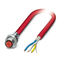 SACCBP-M12FS-4CON-M16/1,0-990 Device connector rear mounting