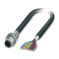 SACCBP-MS-12CON-M16/2,0-PVCSCO Device connector rear mounting