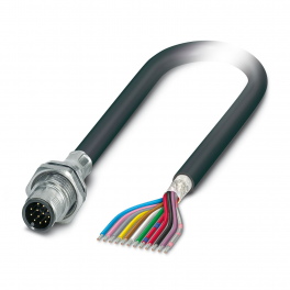 SACCBP-MS-12CON-M16/2,0-PVCSCO Device connector rear mounting