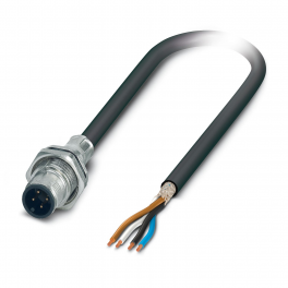 SACCBP-MS-4CON-M16/2,0-PUR SCOX Device connector rear mounting