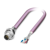 SACCBP-MS-5CON-M16/0,5-920 PPX Device connector rear mounting