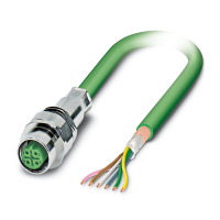 SACCEC-M12FSB-5CON-M16/2,0-900 Device connector front mounting
