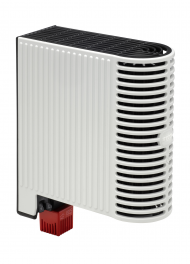 Puslaidininkinis šildytuvas su termostatu, tipo LTF 065, AC/DC 120–240 V, 100 W, 15/25 °C; IP20; tvirtinimas prie DIN bėgelio; dviguba izoliacija; sertifikatai: CE, UL, VDE, EAC