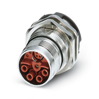 SH-8ES008AH000S Device connector front mounting with knurled nut