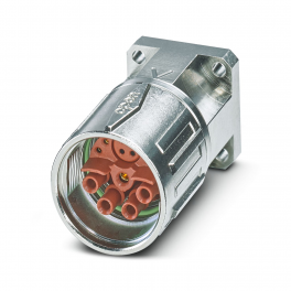 SH-8ESS48AY000S Device connector front mounting with knurled nut