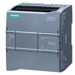 Siemens S7-1200 6ES7 211-1AE40-0XB0 CPU 1211C Controller, 6DI/4DO/2AI, 50kB, DC