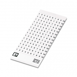 SK  3,5/2,8:FORTL.ZAHLEN 11-20 Marker card