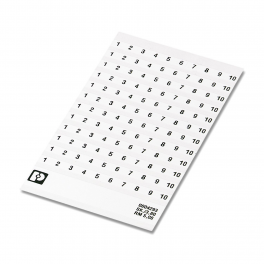 SK  5,08/3,8:FORTL.ZAHLEN 71-80 Marker for terminal blocks