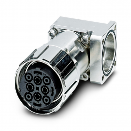 SM-7ES1N8AYW00 Device connector front mounting with knurled nut