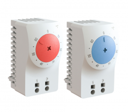 Mažas mechaninis termostatas šildymo sistemoms, tipo KTO 111, nuo +20 iki +80 °C, 1NC; IP20; sertifikatai: CE, UL, VDE, EAC (atitinka 01159.0-00)