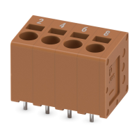 SPT 2,5/ 4-V-5,0 BN BDWH:2-8 PCB terminal block