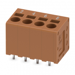 SPT 2,5/ 4-V-5,0 BN BDWH:2-8 PCB terminal block