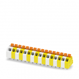 SPTAF 1/16-3,5-EL MC:WH/YE PCB terminal block