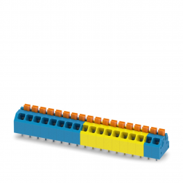 SPTAF 1/18-3,5-EL MC BU/YE PCB terminal block