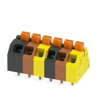 SPTAF 1/ 6-3,5-EL MC:BK,BN,YE PCB terminal block