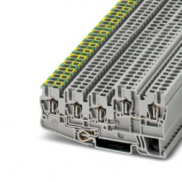 STIO 2,5/4-PE/2B/L Installation protective conductor terminal block