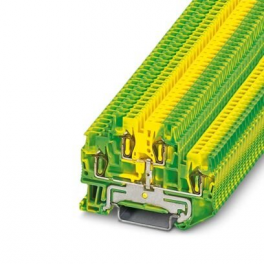 STTB 1,5-PE Protective conductor double-level terminal block