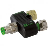 T-Coupler M8 male / 2x M8 female A-cod.