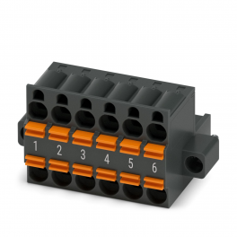 TFKC 2,5/ 6-STF-5,08BKBDWH:1-6 PCB connector