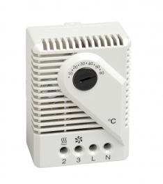 Termostatas FZK 011, CO, nuo -20 iki +35 °C, 230 V kintamosios srovės