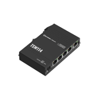TSW114 Gigabit DIN rail ethernet switch , Layer-2, 5 x LAN 10/100/1000 Mbps