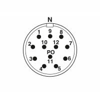 UC-12P2N8AR3DU Cable connector