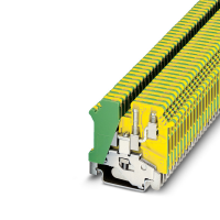 UK  3-TWIN-PE Protective conductor terminal block
