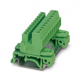 UMSTBVK 2,5/10-STF-5,08BD10-1Q DIN rail connector