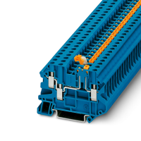 UT 4-TWIN-MT BU Knife-disconnect terminal block