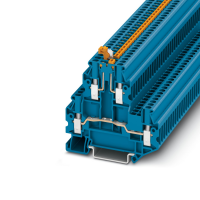 UTTB 2,5-MT-P/P BU Knife-disconnect terminal block