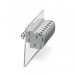 UW 16-POT/S GNYE Panel feed-through terminal block