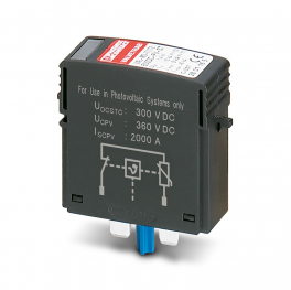 VAL-MS-T1/T2 600DC-PV-ST Type 1/2 surge protection plug
