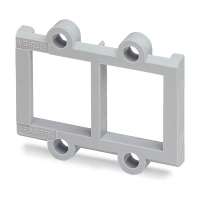 VS-08-A-RJ45/LP-2-IP 20 Panel-mount frame