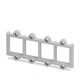 VS-08-A-RJ45/LP-4-IP 20 Panel-mount frame
