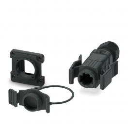 VS-08-RJ45/MOD-1-R-IP67 GP Panel-mount frame