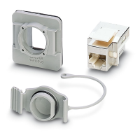 VS-08-SET-MOD-1-R/5-BU-BU/SD-F Panel-mount frame