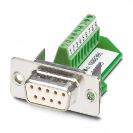VS-09-BU-DSUB/9-MPT-0,5 D-SUB contact insert
