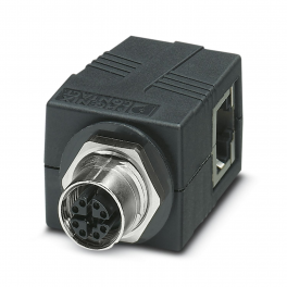 VS-BH-M12FSX-10G-RJ45/90 Control cabinet feed-through