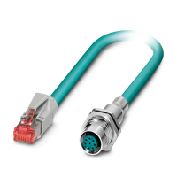 VS-M12FSBP-IP20-94B-LI/0,3 Network cable