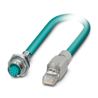 VS-M12FSBP-IP20-94C-LI/1,0 Network cable
